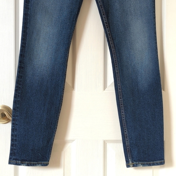 Grlfrnd Karolina Dark Wash High Rise Button Fly Skinny Jeans Joan Jett 28 - Picture 3 of 16